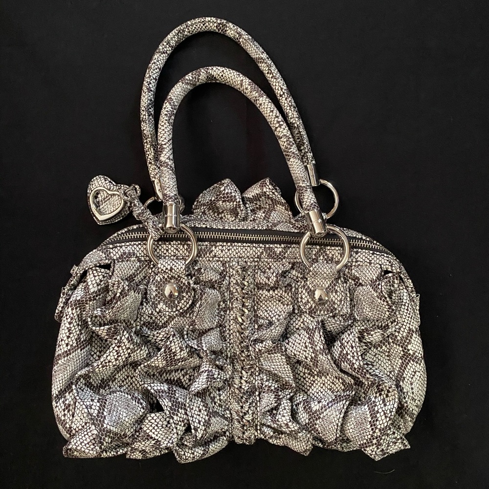 bebe Ruffled Handbag - Picture 2 of 4